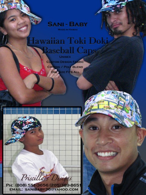Toki Doki Baseball Caps